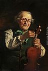 Charles Spencelayh A Broken String painting